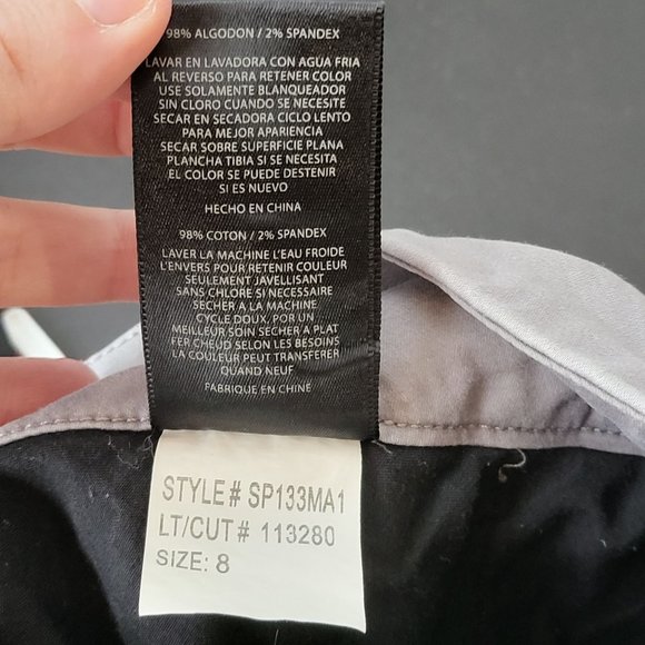 Kut from the Kloth Women's Gray Mid Rise Trouser Skinny Pants Size 8 Neutral - Picture 7 of 12